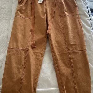 Stylish Brown Pants with Belt